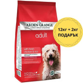 Arden Grange - Adult Chicken & Rice - с прясно пилешко месо и ориз, за кучета над 12 месеца 12 кг.